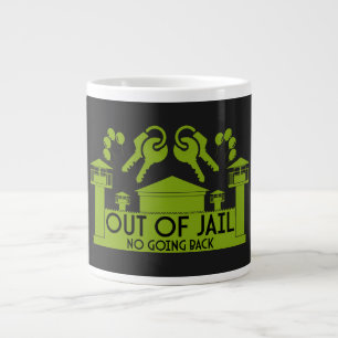 Out Of Jail Prison Release Gift Giant Coffee Mug