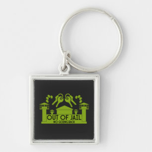 Out Of Jail Prison Release Gift Keychain
