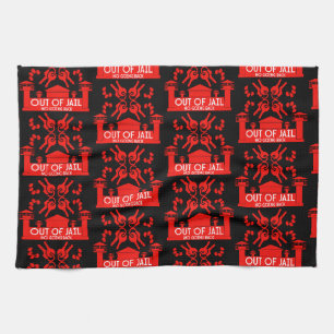 Out Of Jail Prison Release Gift Kitchen Towel