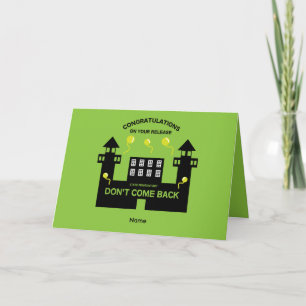 Out Of Jail Prison Release Gift Two-Tone Coffee Mu Card