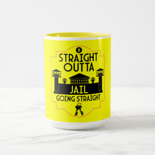Out Of Jail Prison Release Gift Two-Tone Coffee Mu Mug