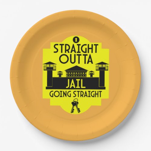 Out Of Jail Prison Release Gift Two_Tone Coffee Mu Paper Plates