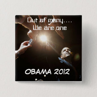 Out of many pinback button