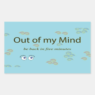 Out of my Mind Graphic Stickers