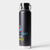 Out of my way I'm going Golfing Water Bottle (Back)