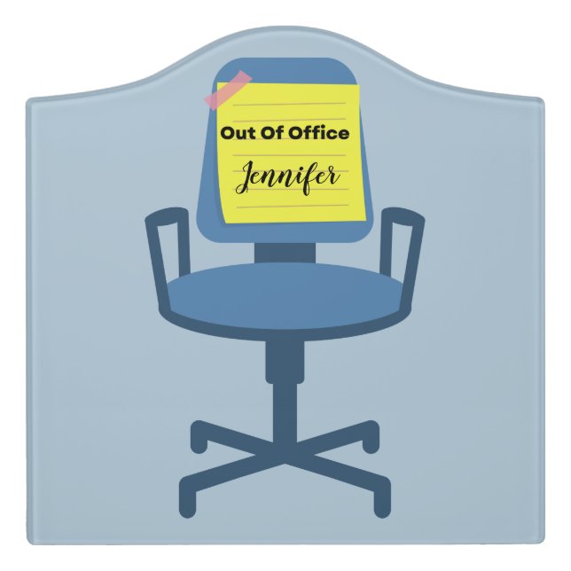 out-of-office-door-sign-zazzle for Free Printable Out Of Office Sign Out Of Office Door Sign | Zazzle for Free Printable Out Of Office Sign