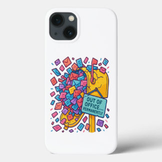Out of Office Forever: Mailbox Meltdown iPhone 13 Case