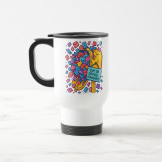 Out of Office Forever: Mailbox Meltdown Travel Mug