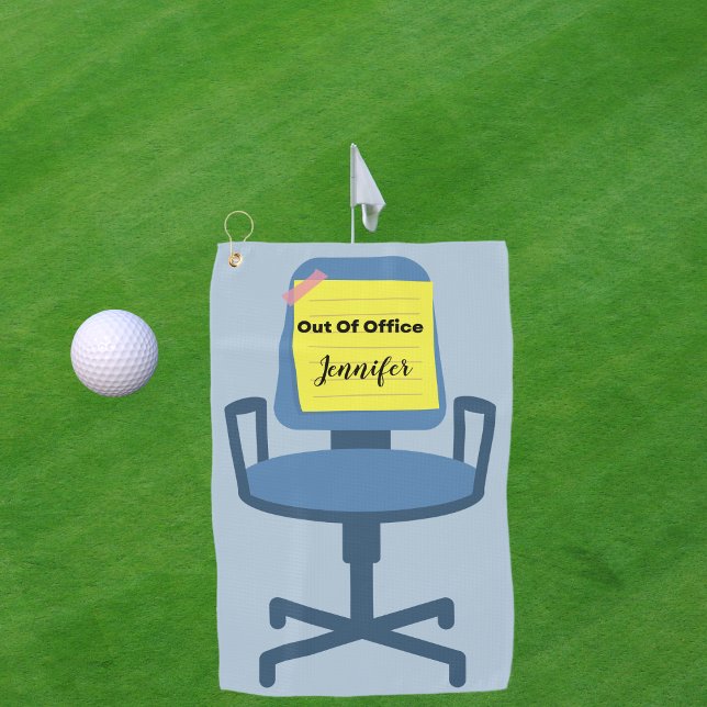 Out Of Office Golf Towel (Creator Uploaded)