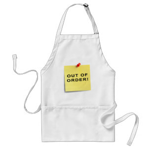 Out Of Order! Adult Apron