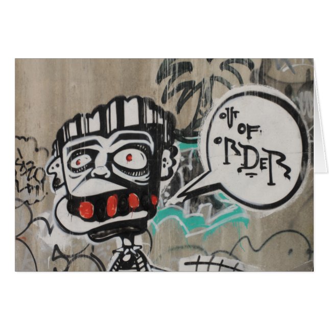 Out Of Order Graffiti Cards (Front Horizontal)