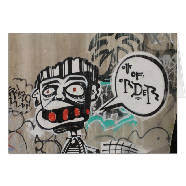 Out Of Order Graffiti Cards (Front Horizontal)