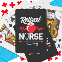 Out of Patients Retired Funny Nurse Retirement