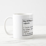 Out Of Regs Definition Mug at Zazzle
