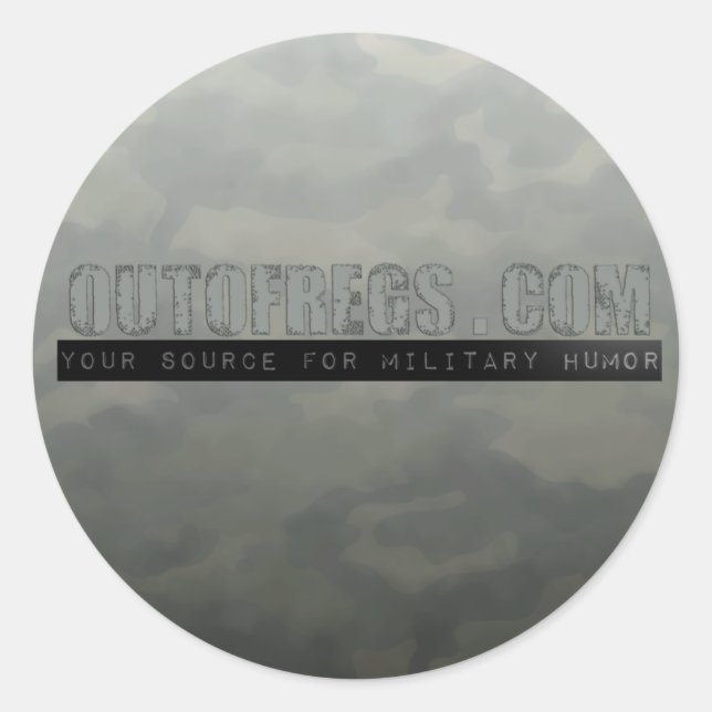 Out Of Regs Stickers (Front)