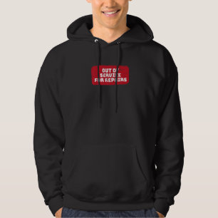 Out Of Service For Repairs Knee Hip Replacement Hoodie