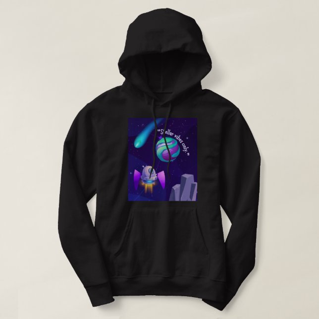 OUT OF SPACE QUOTE  HOODIE (Design Front)