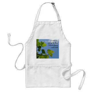 Out of the blue adult apron