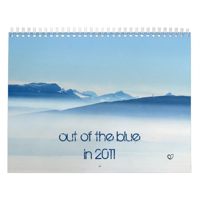 out of the blue in 2011 calendar (Cover)