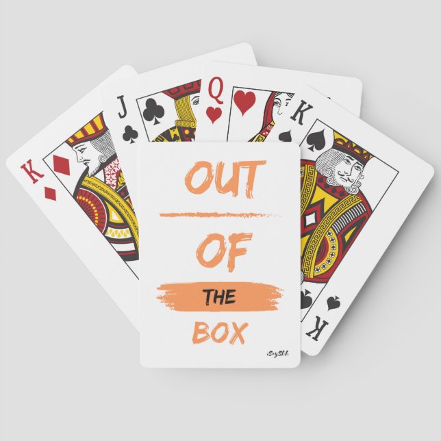 out of the box poker cards (Back)