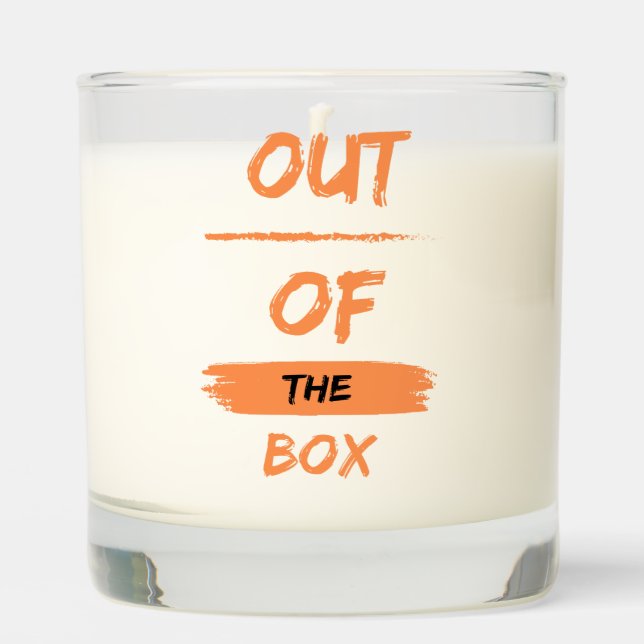 out of the box scented candle (Front)