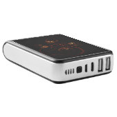 Out of the Dark Abstract Art 10400mAh Power Bank (Angled)