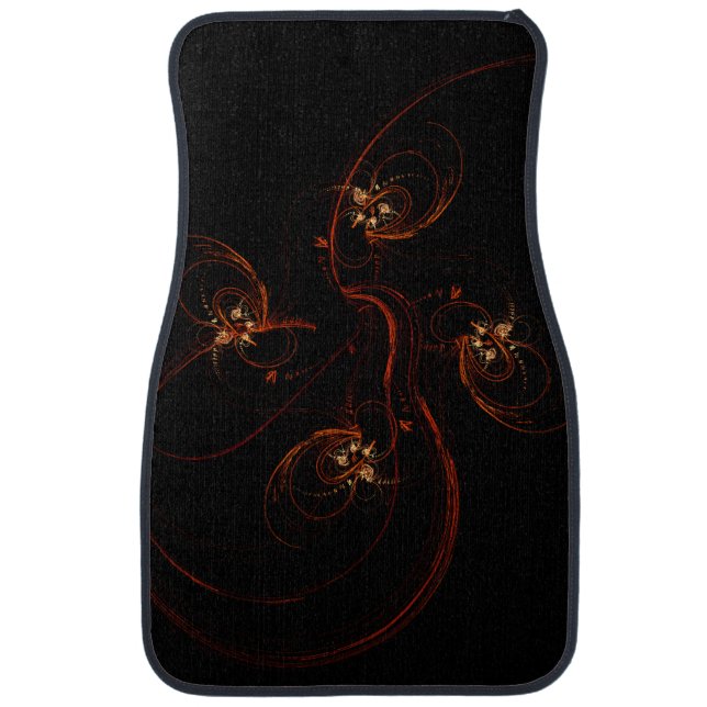 Out of the Dark Abstract Art Car Floor Mat (Front)