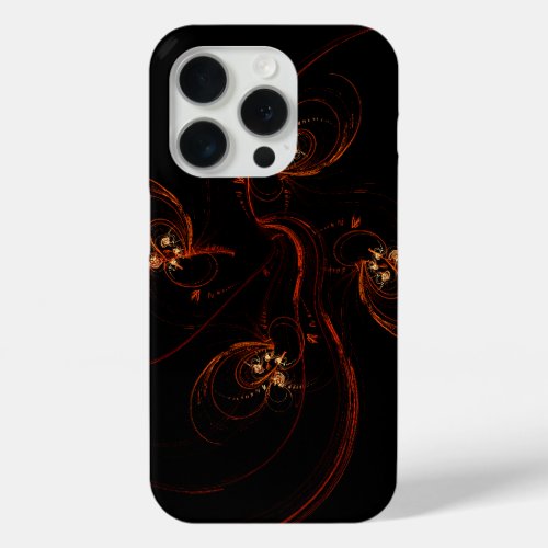 Out of the Dark Abstract Art iPhone 15 Pro Case