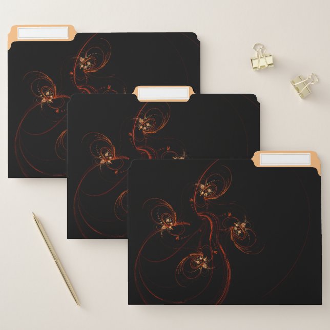 Out of the Dark Abstract Art File Folder (Set)
