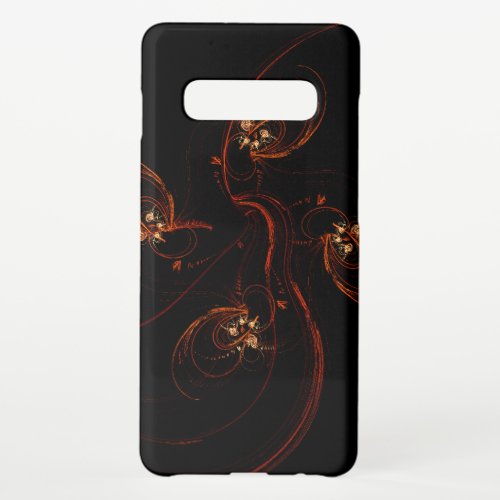 Out of the Dark Abstract Art Glossy Samsung Galaxy S10 Case