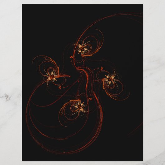 Out of the Dark Abstract Art Letterhead (Front)