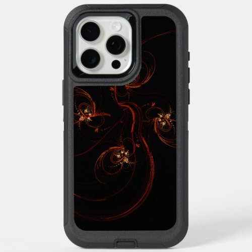 Out of the Dark Abstract Art iPhone 15 Pro Max Case