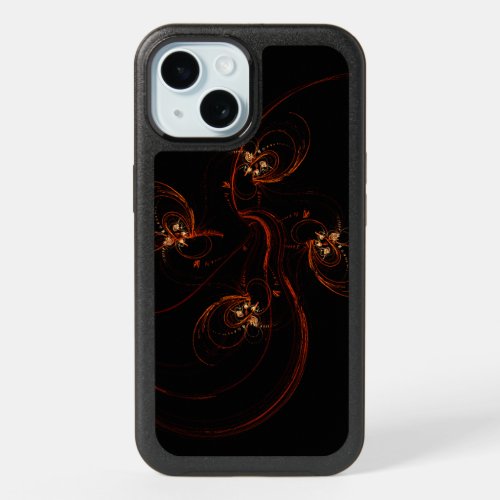 Out of the Dark Abstract Art iPhone 15 Case