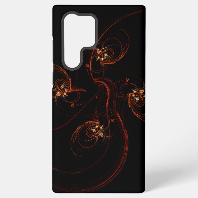 Out of the Dark Abstract Art Samsung Galaxy Case (Back)