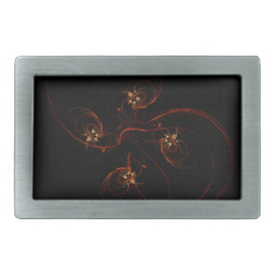 Out of the Dark Modern Minimalistic Abstract Art Belt Buckle
