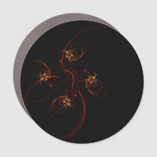 Out of the Dark Modern Minimalistic Abstract Art Car Magnet