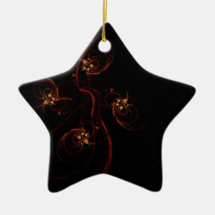 Out of the Dark Modern Minimalistic Abstract Art Ceramic Ornament