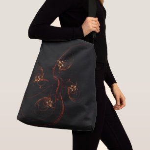 Out of the Dark Modern Minimalistic Abstract Art Crossbody Bag