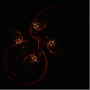 Out of the Dark Modern Minimalistic Abstract Art Cutout