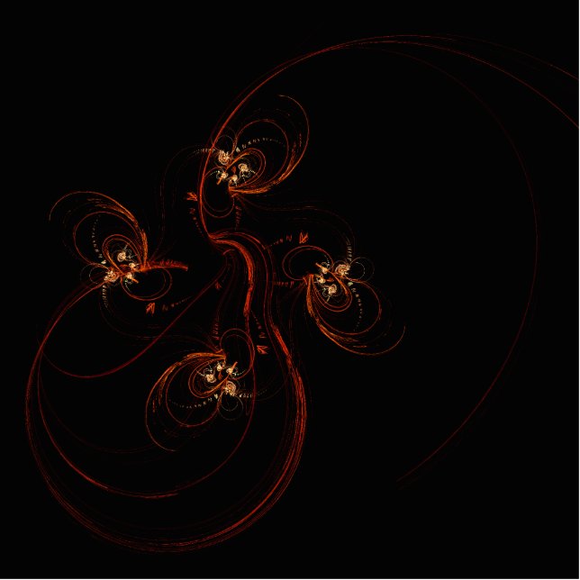 Out of the Dark Modern Minimalistic Abstract Art Cutout (Front)