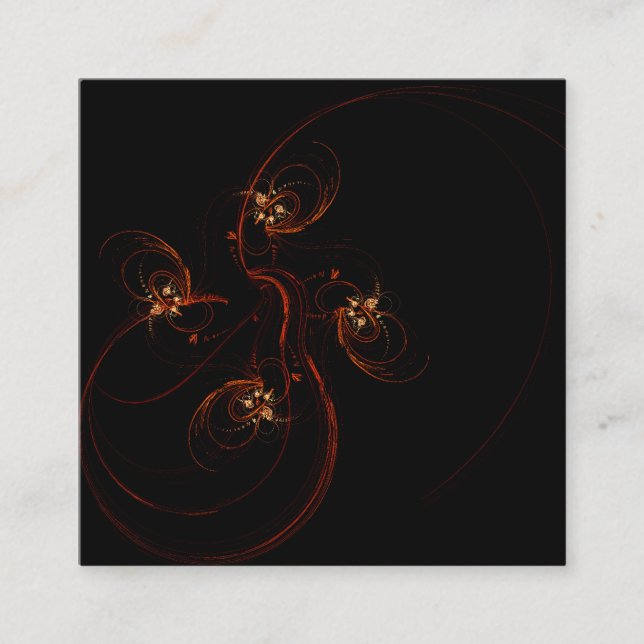 Out of the Dark Modern Minimalistic Abstract Art Enclosure Card (Front)