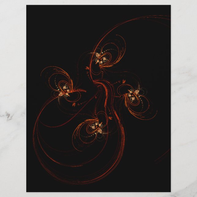 Out of the Dark Modern Minimalistic Abstract Art Flyer (Front)