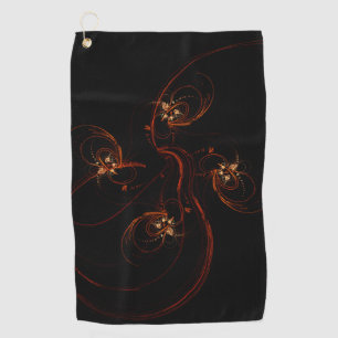 Out of the Dark Modern Minimalistic Abstract Art Golf Towel