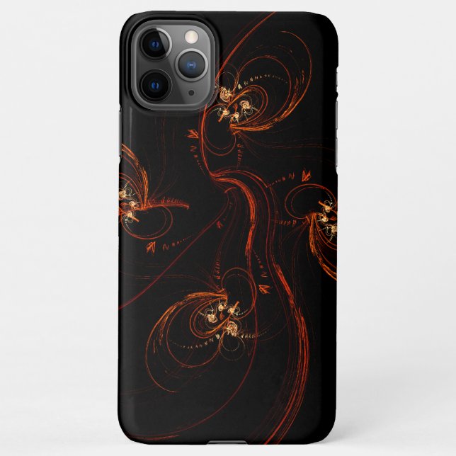 Out of the Dark Modern Minimalistic Abstract Art iPhone Case (Back)
