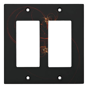 Out of the Dark Modern Minimalistic Abstract Art Light Switch Cover