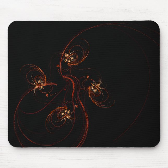Out of the Dark Modern Minimalistic Abstract Art Mouse Pad (Front)