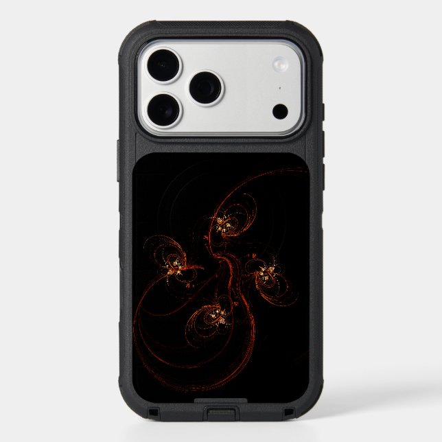 Out of the Dark Modern Minimalistic Abstract Art Otterbox iPhone Case (Back)