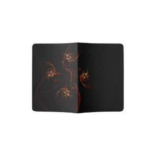 Out of the Dark Modern Minimalistic Abstract Art Passport Holder