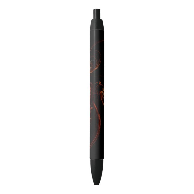 Out of the Dark Modern Minimalistic Abstract Art Pen (Front Vertical)