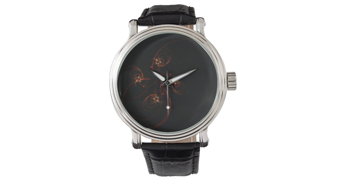 Out of the Dark Modern Minimalistic Abstract Art Watch | Zazzle